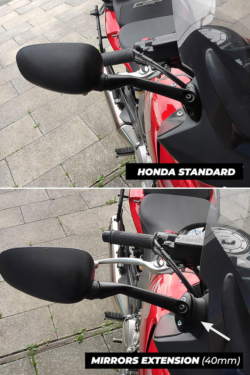 Mirrors extension (40 mm) Honda CBF
