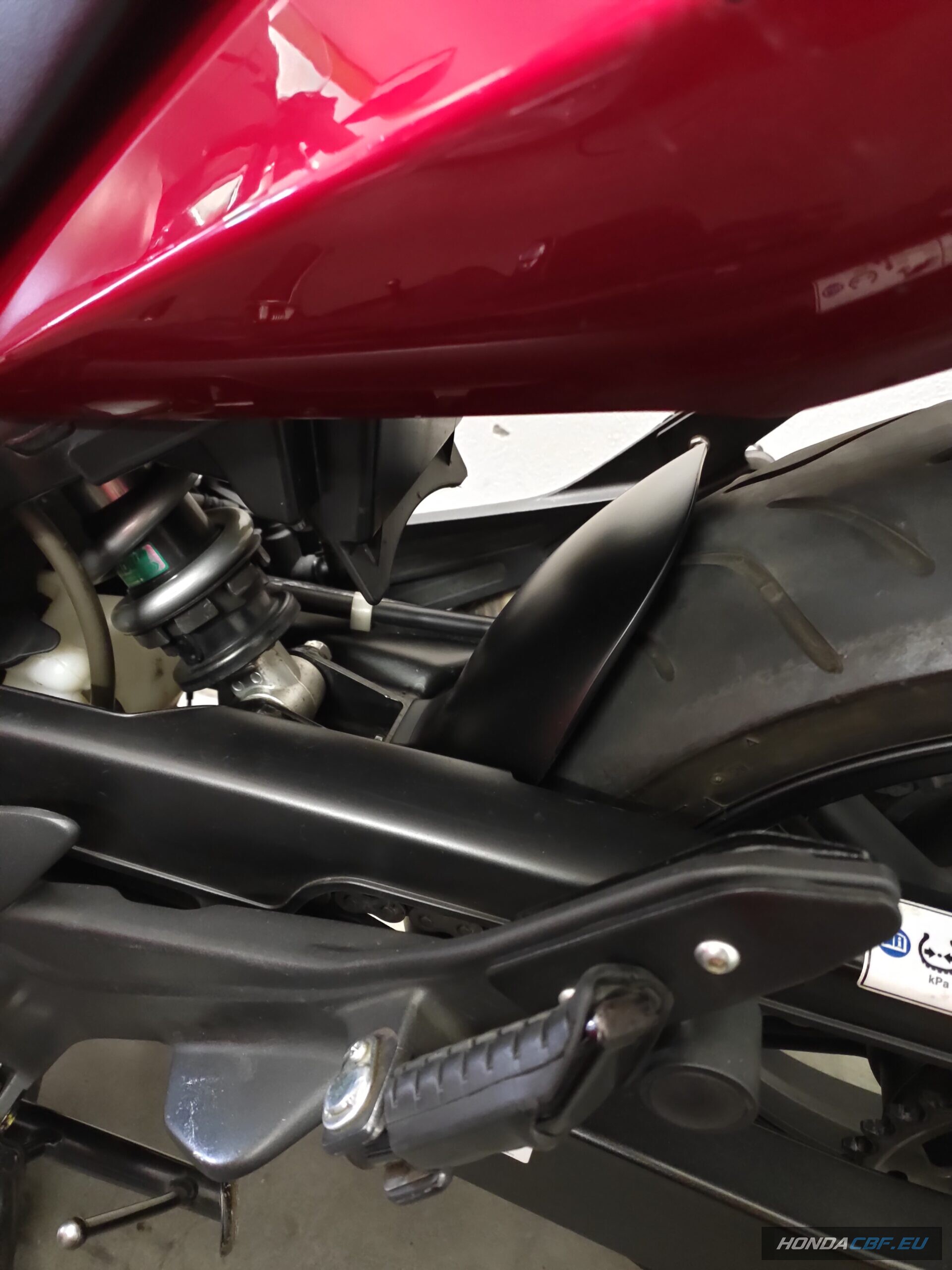 Rear Fender Honda CBF600S
